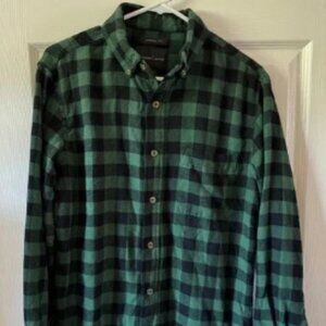 Christian Lacroix Modern Fit Flannel Shirt Size Medium